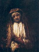 REMBRANDT Harmenszoon van Rijn The Virgin of Sorrow oil on canvas